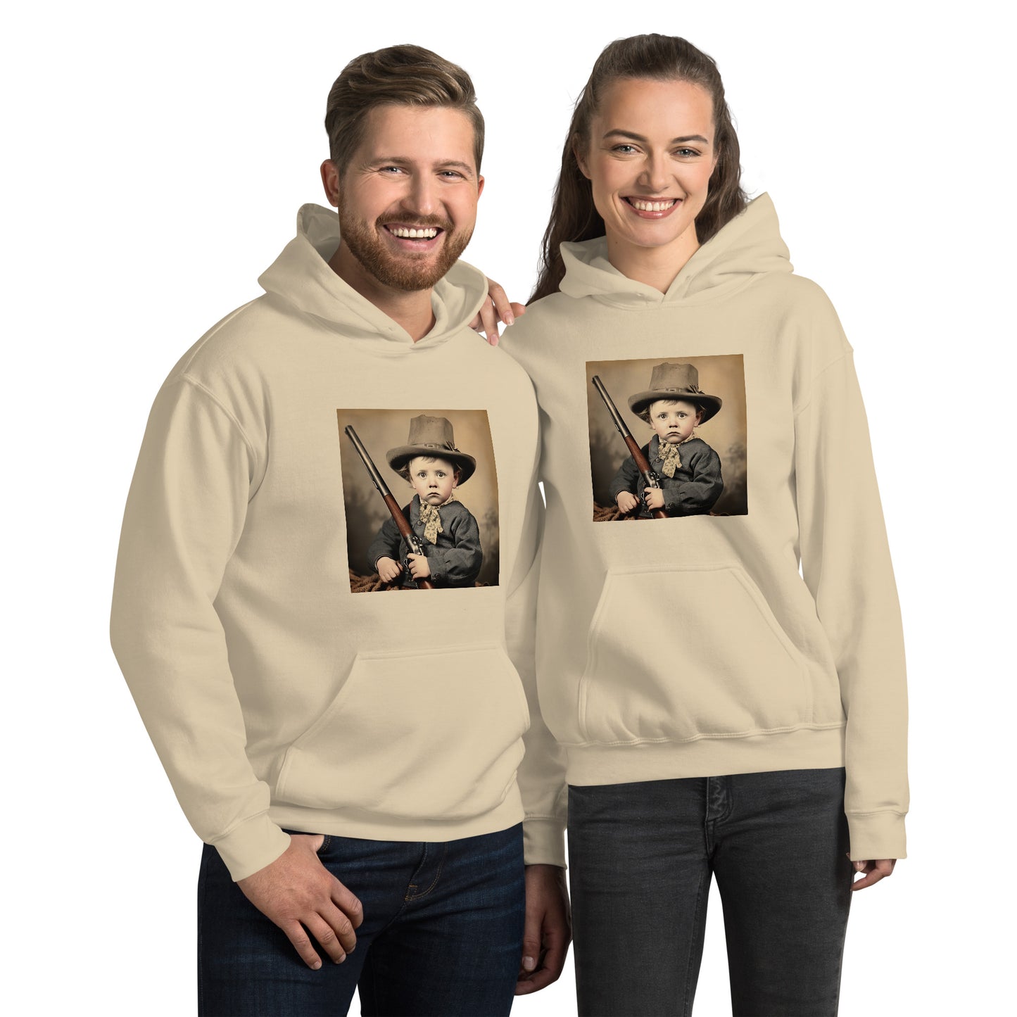 Hoodie Unisex / Air Spun Cotton / Portrait William 'Billy' Henry III