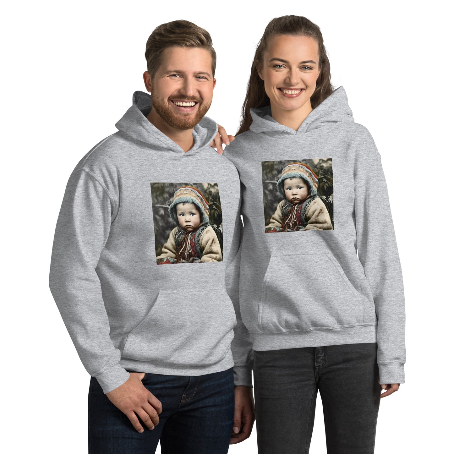 Hoodie Unisex / Air Spun Cotton / Portrait Koelbjerg Child I