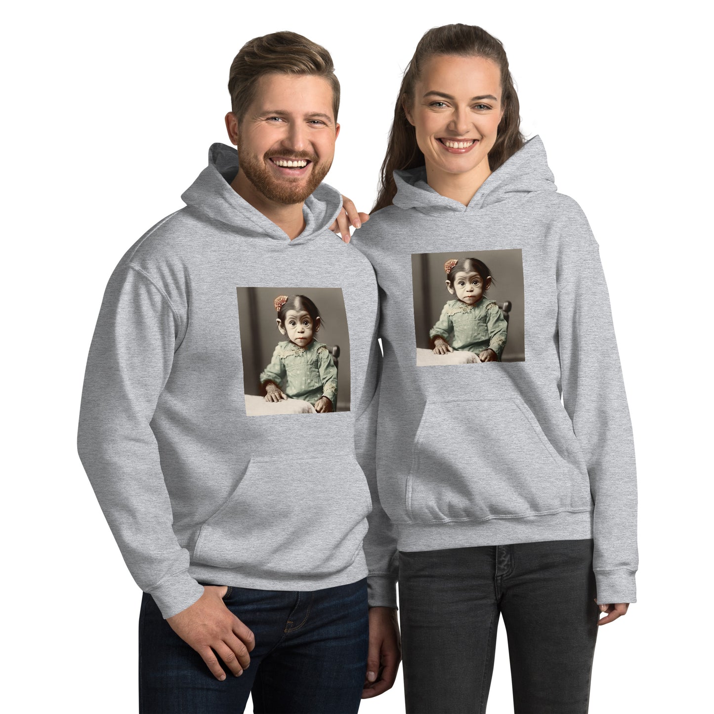 Hoodie Unisex / Air Spun Cotton / Portrait Lucy Dinkinesh I