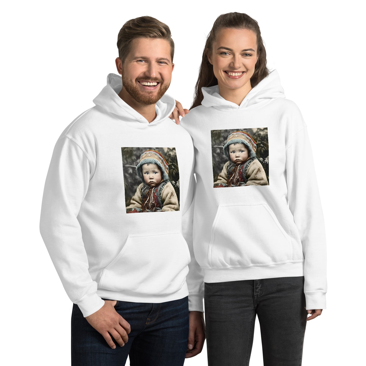 Hoodie Unisex / Air Spun Cotton / Portrait Koelbjerg Child I