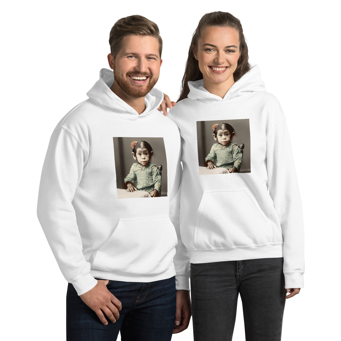 Hoodie Unisex / Air Spun Cotton / Portrait Lucy Dinkinesh I