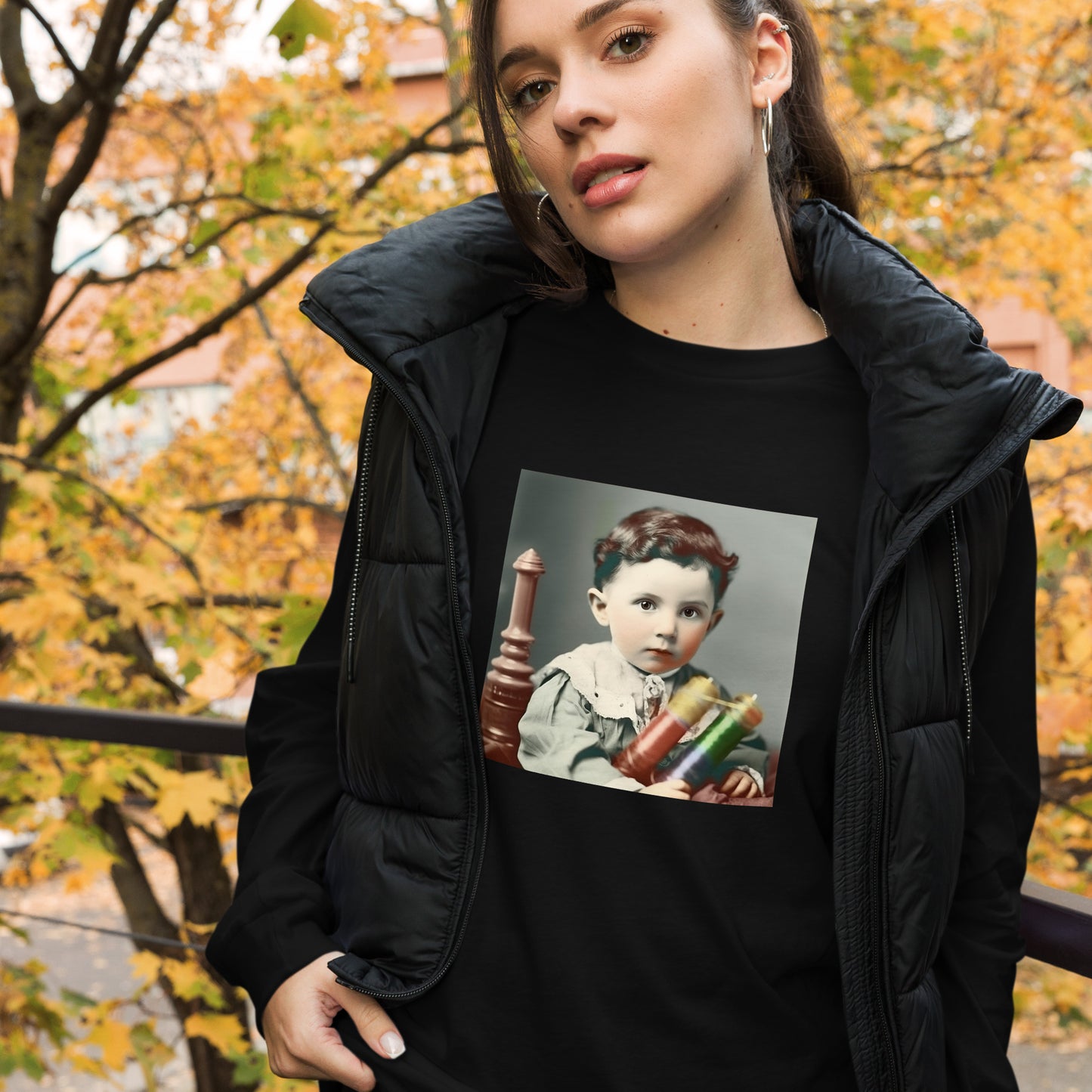 Long Sleeve Unisex / Airlume Cotton / Portrait Nikola Milutin I