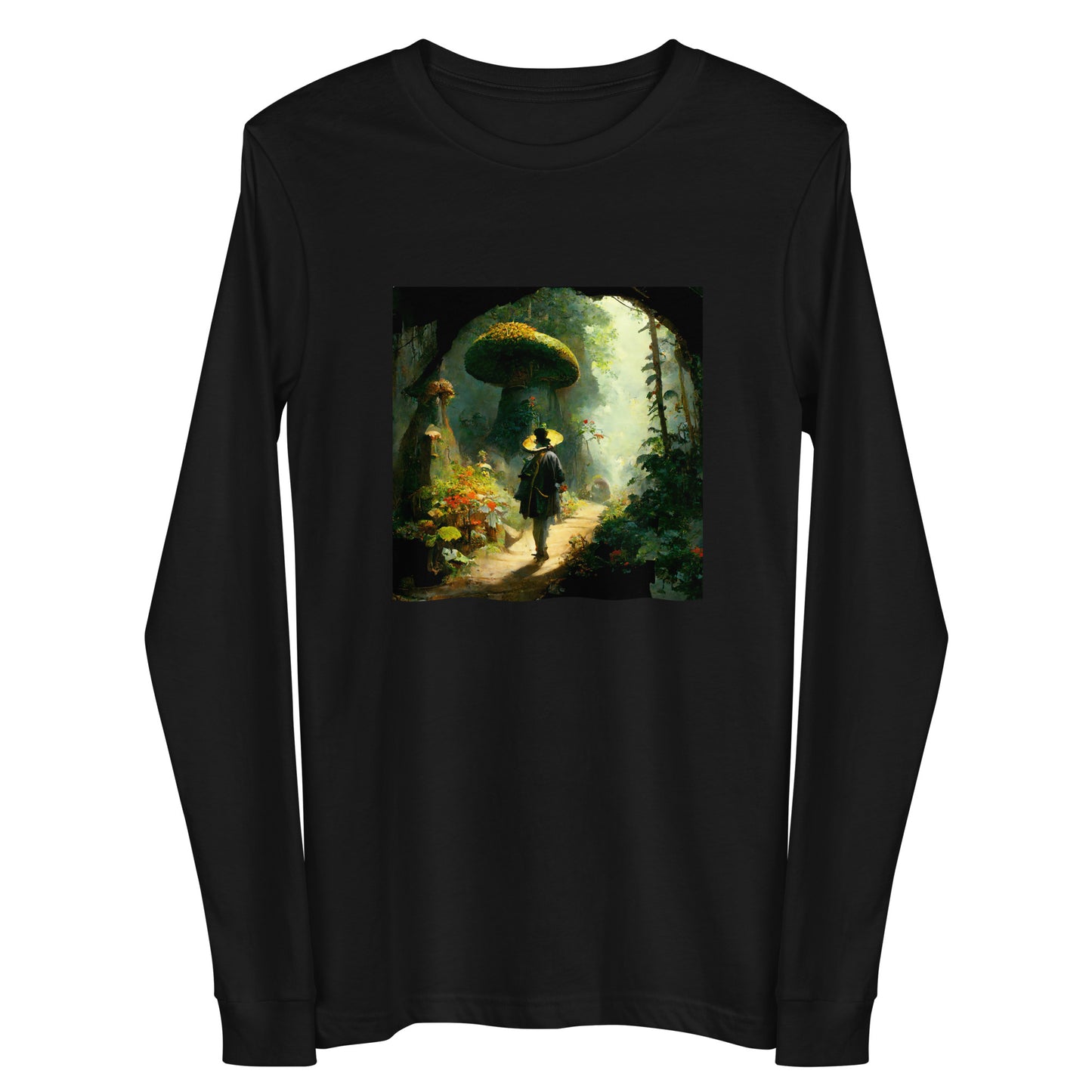 Long Sleeve Unisex / Airlume Cotton / Fairytale Forest #2