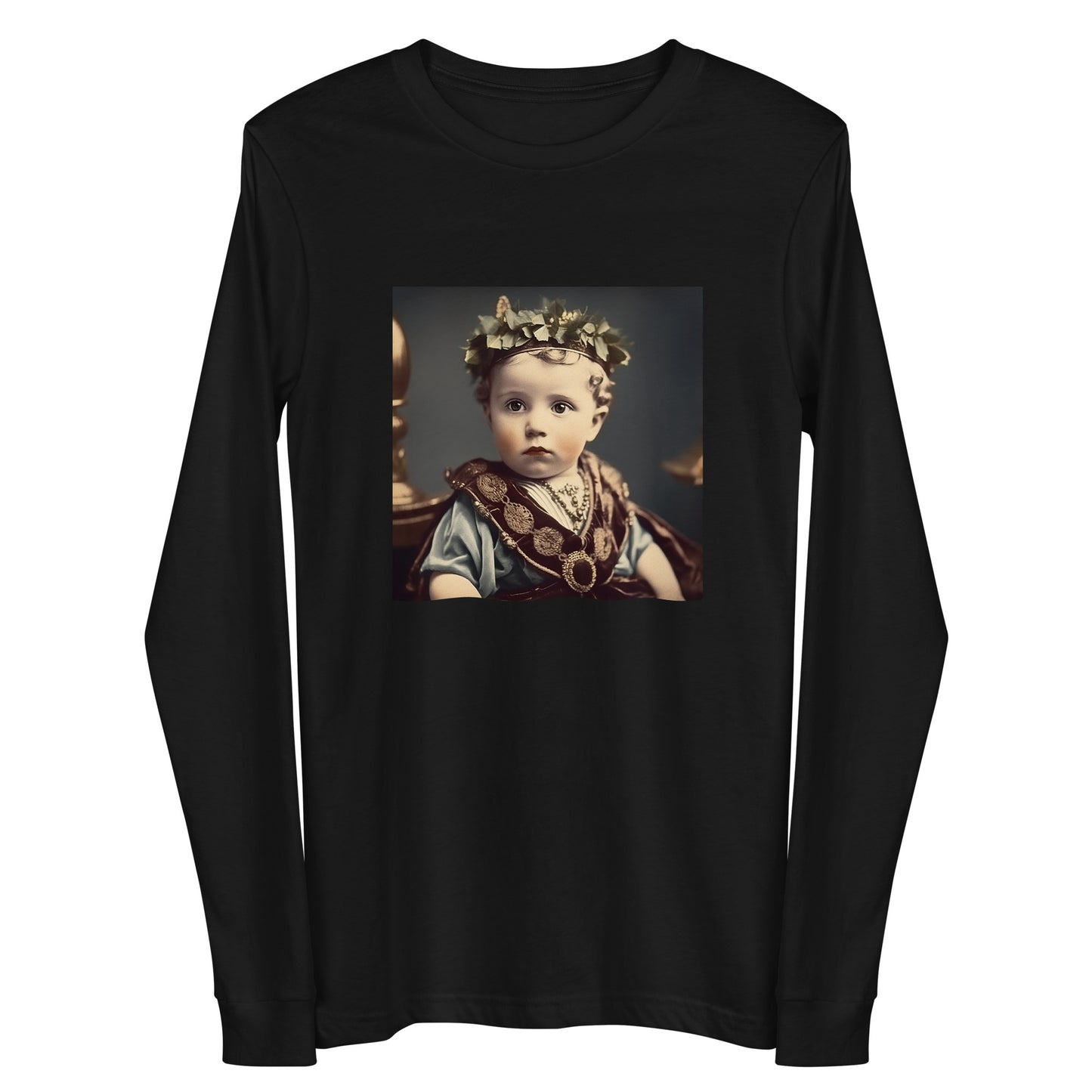 Long Sleeve Unisex / Airlume Cotton / Portrait Gaius Julius I