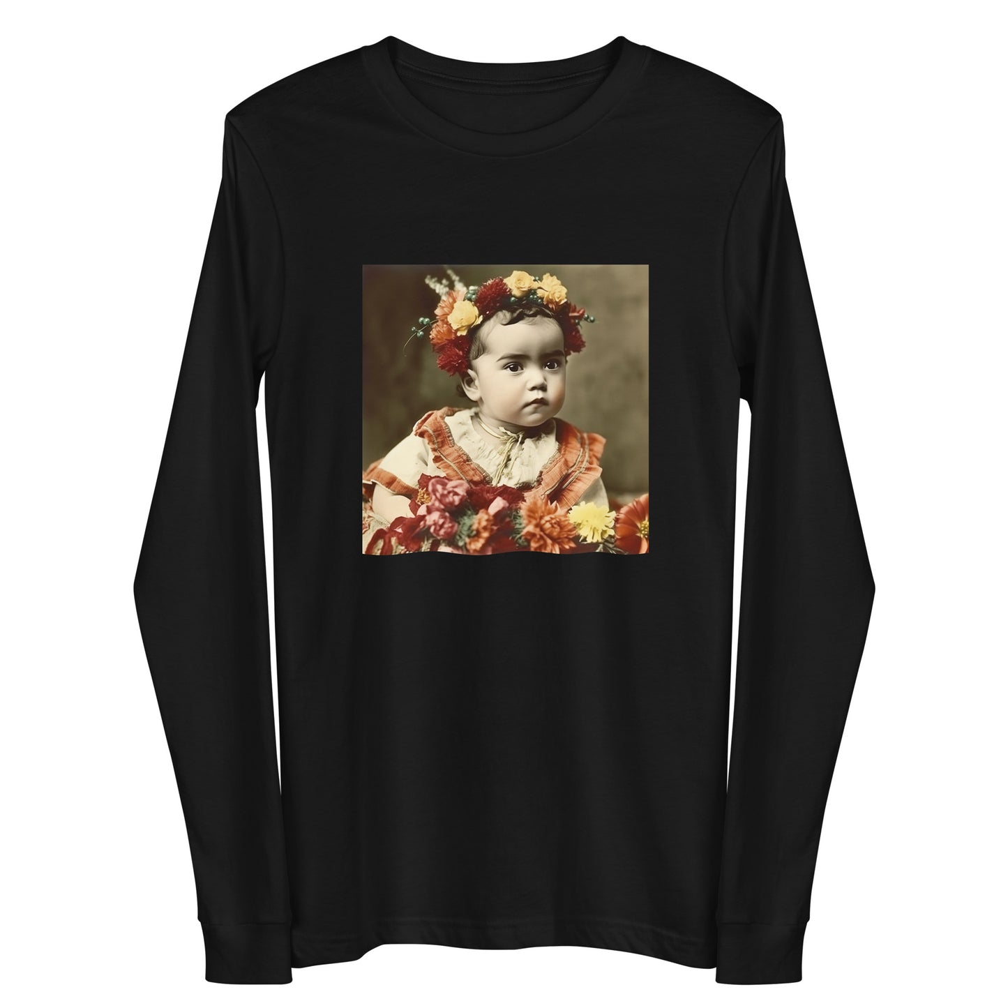 Long Sleeve Unisex / Airlume Cotton / Portrait Magdalena Frida I