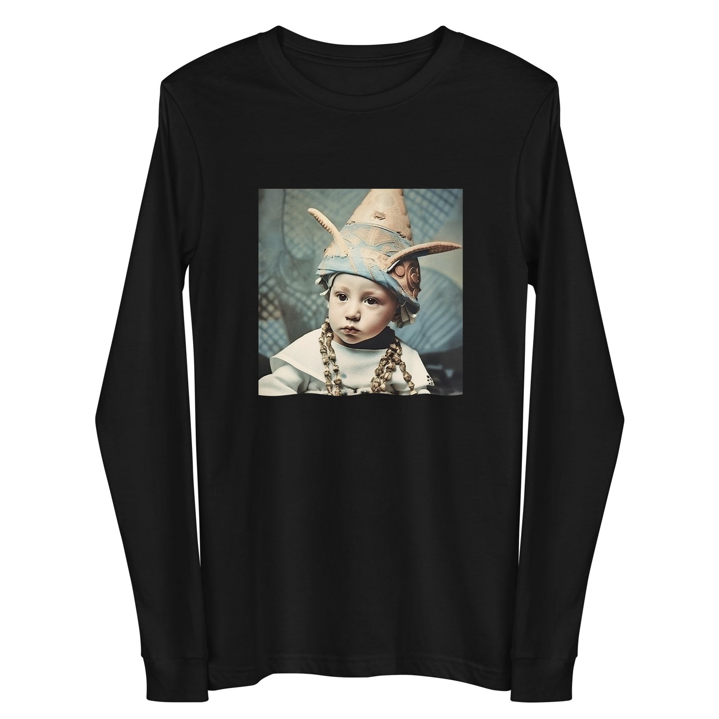 Long Sleeve Unisex / Airlume Cotton / Portrait Akhenaten Amenhotep II