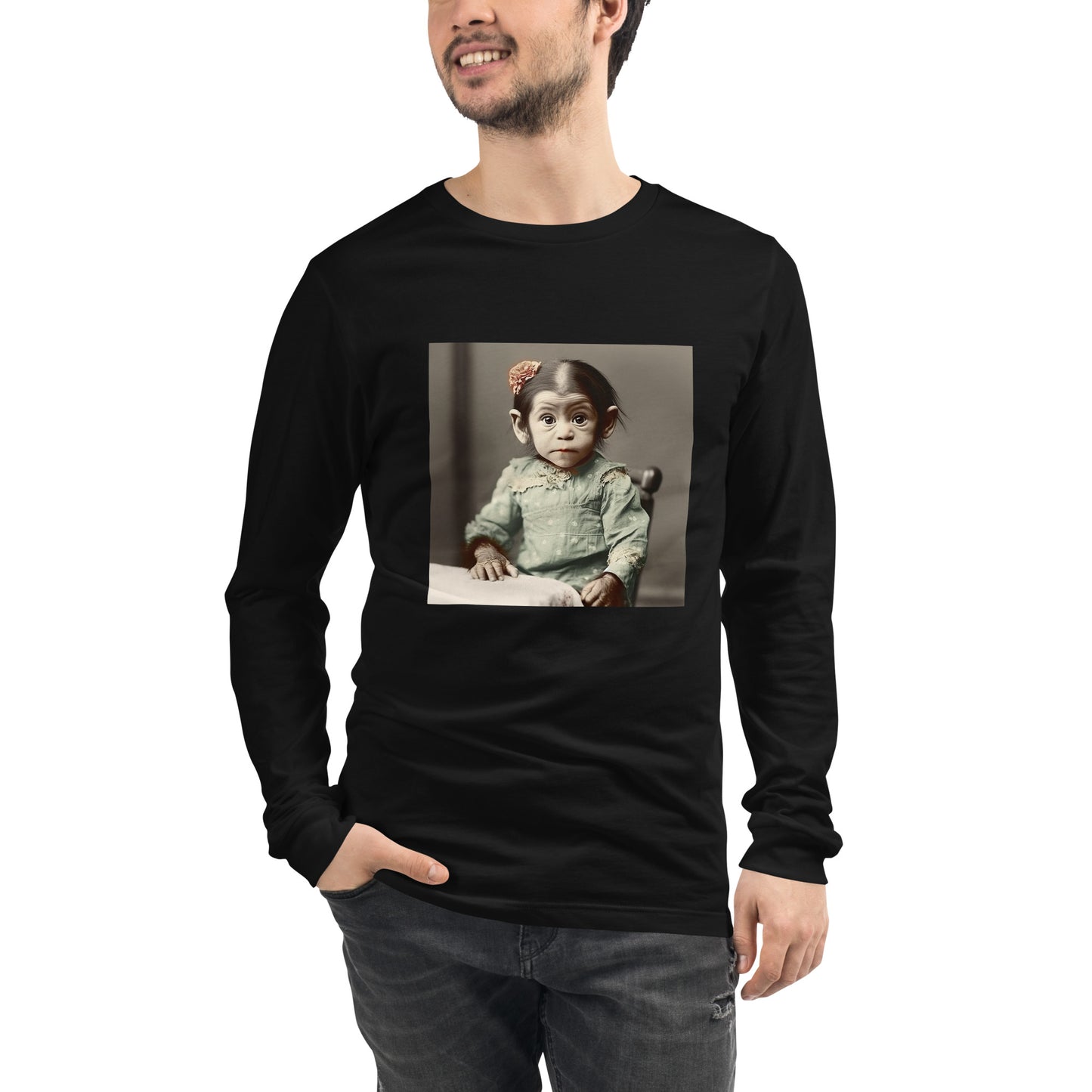 Long Sleeve Unisex / Airlume Cotton / Portrait Lucy Dinkinesh I