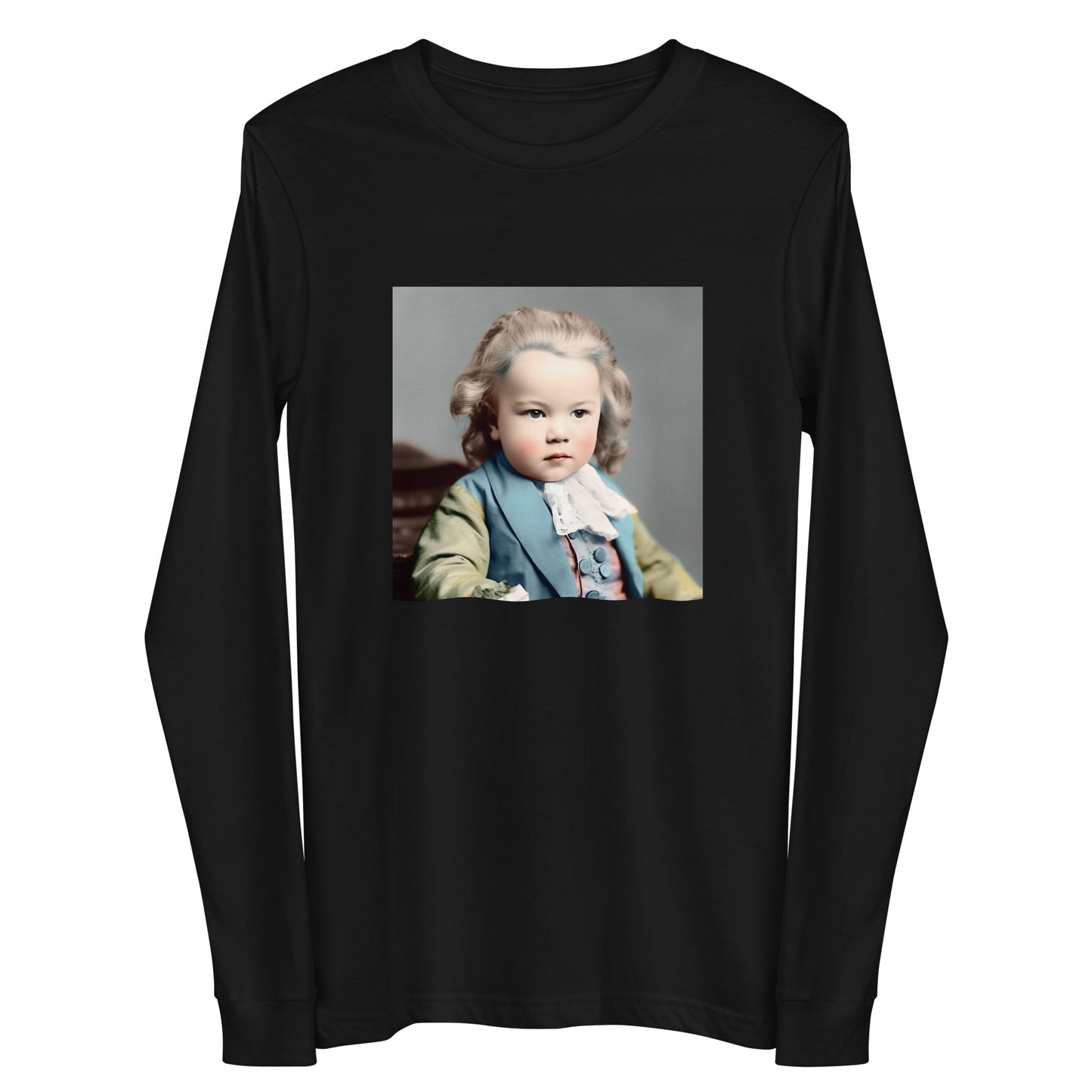 Long Sleeve Unisex / Airlume Cotton / Portrait Johann Sebastian V