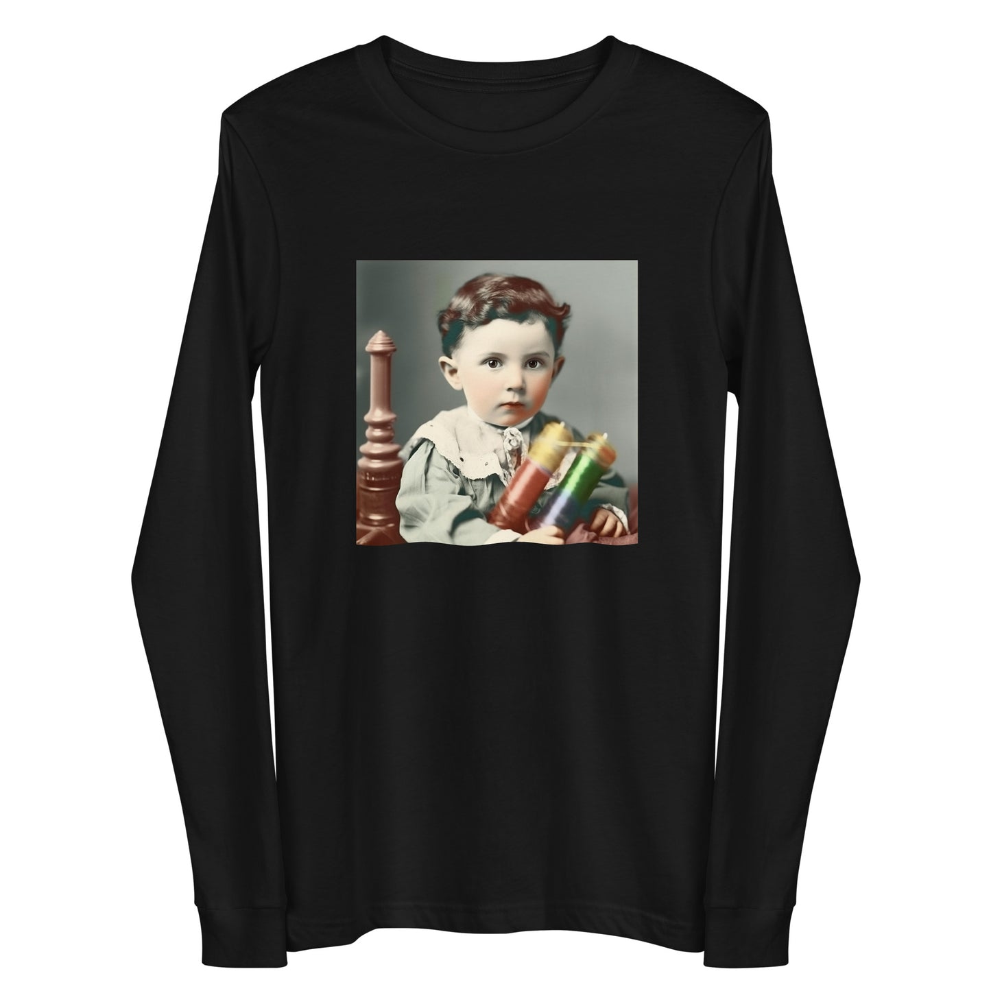 Long Sleeve Unisex / Airlume Cotton / Portrait Nikola Milutin I