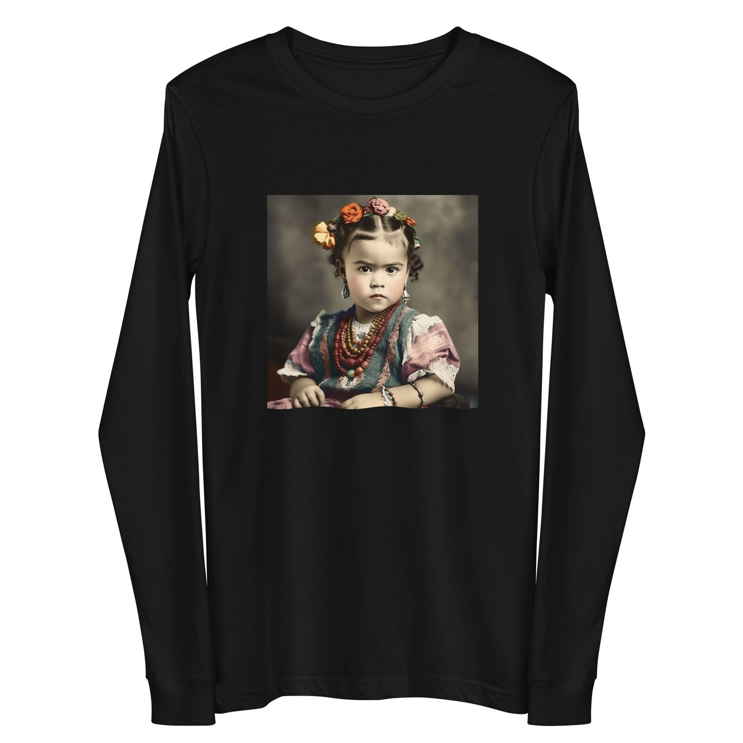 Long Sleeve Unisex / Airlume Cotton / Portrait Magdalena Frida VIII