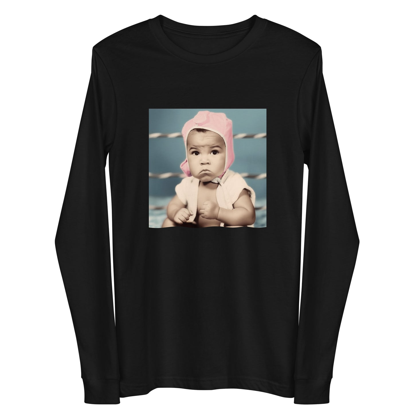 Long Sleeve Unisex / Airlume Cotton / Portrait Cassius 'Muhammad' Marcellus III