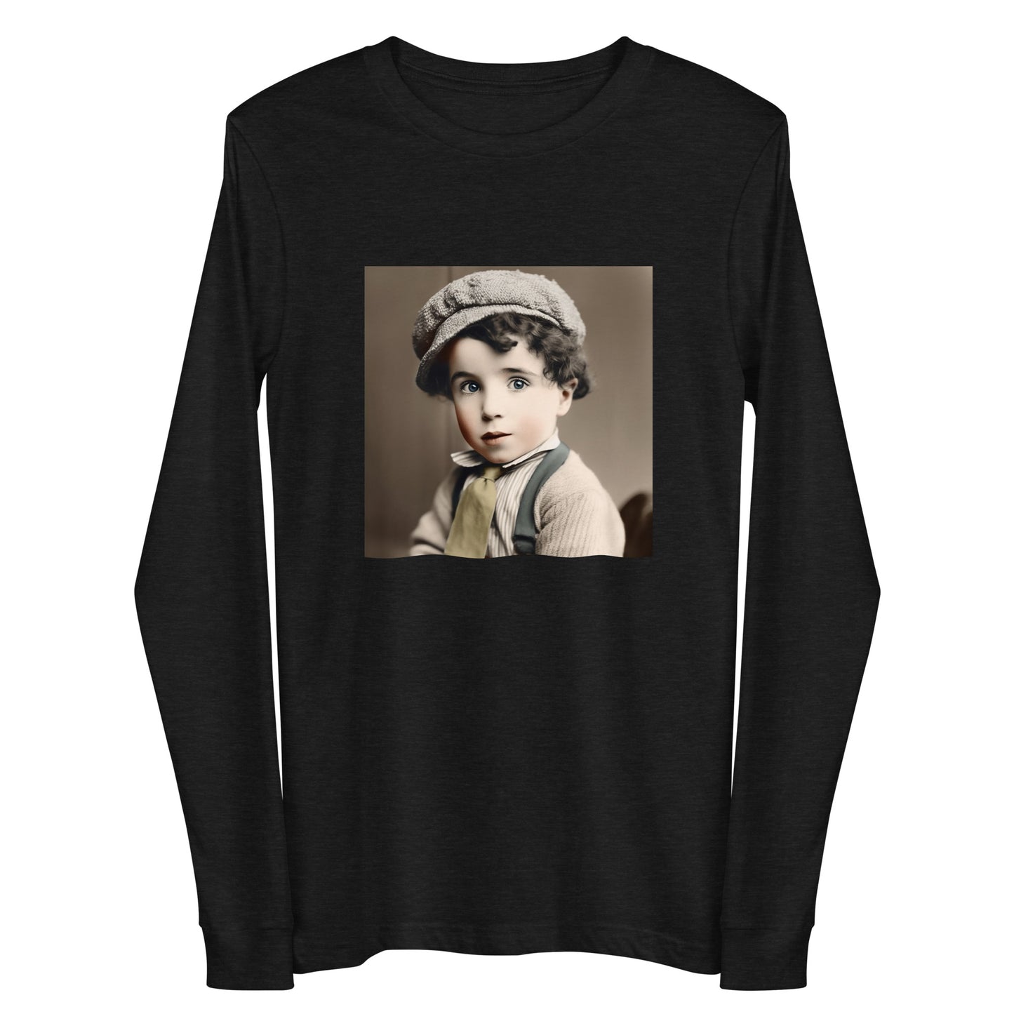 Long Sleeve Unisex / Airlume Cotton / Portrait Charles 'Charlie' Spencer III