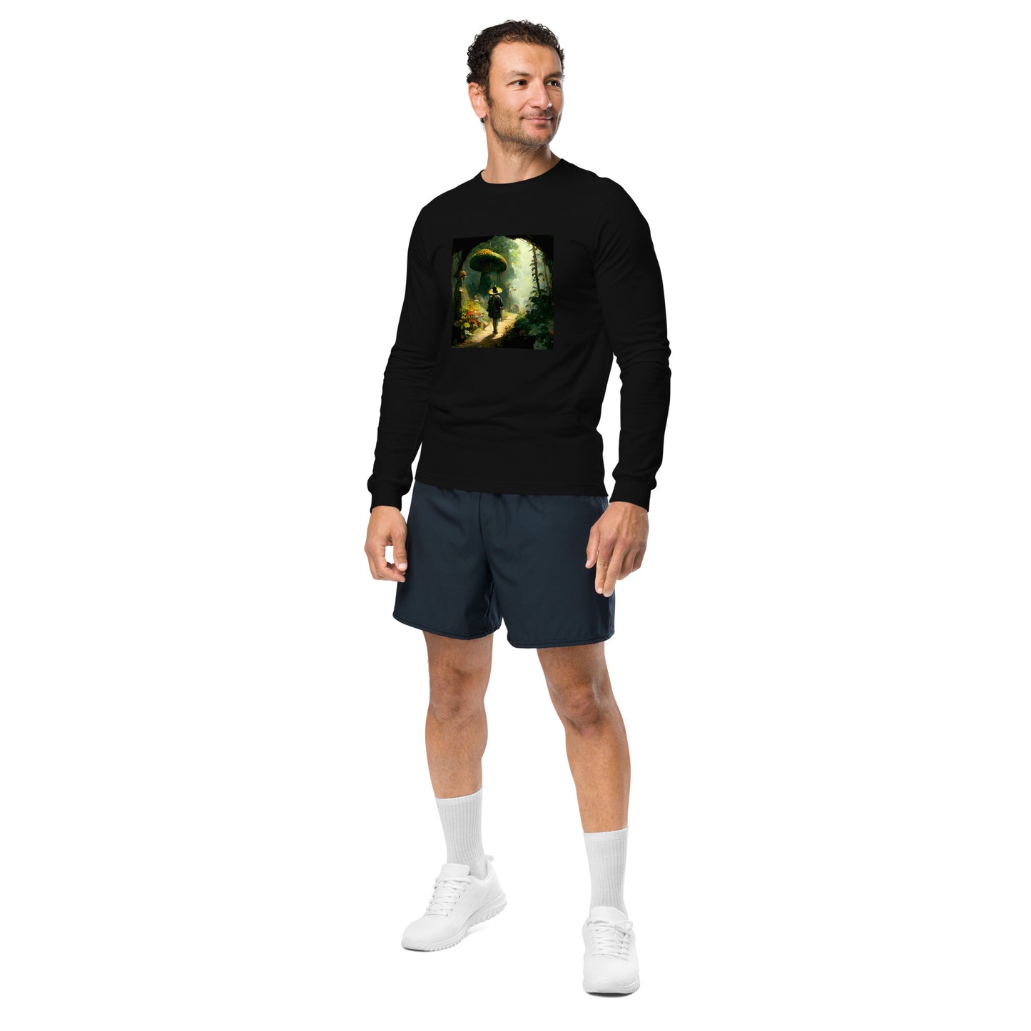 Long Sleeve Unisex / Airlume Cotton / Fairytale Forest #2