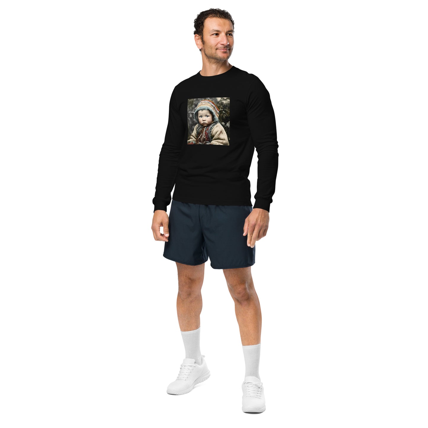 Long Sleeve Unisex / Airlume Cotton / Portrait Koelbjerg Child I