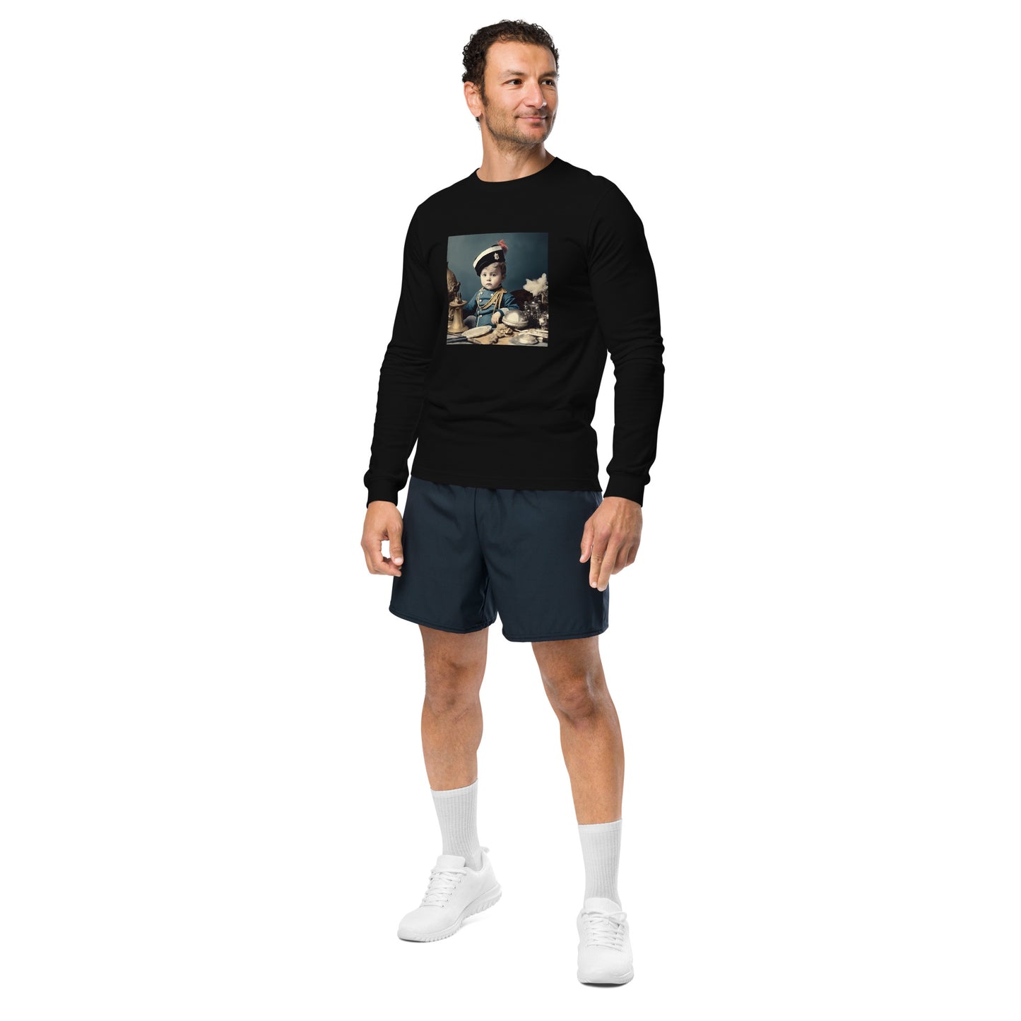 Long Sleeve Unisex / Airlume Cotton / Portrait Napoleon Carlo VIII