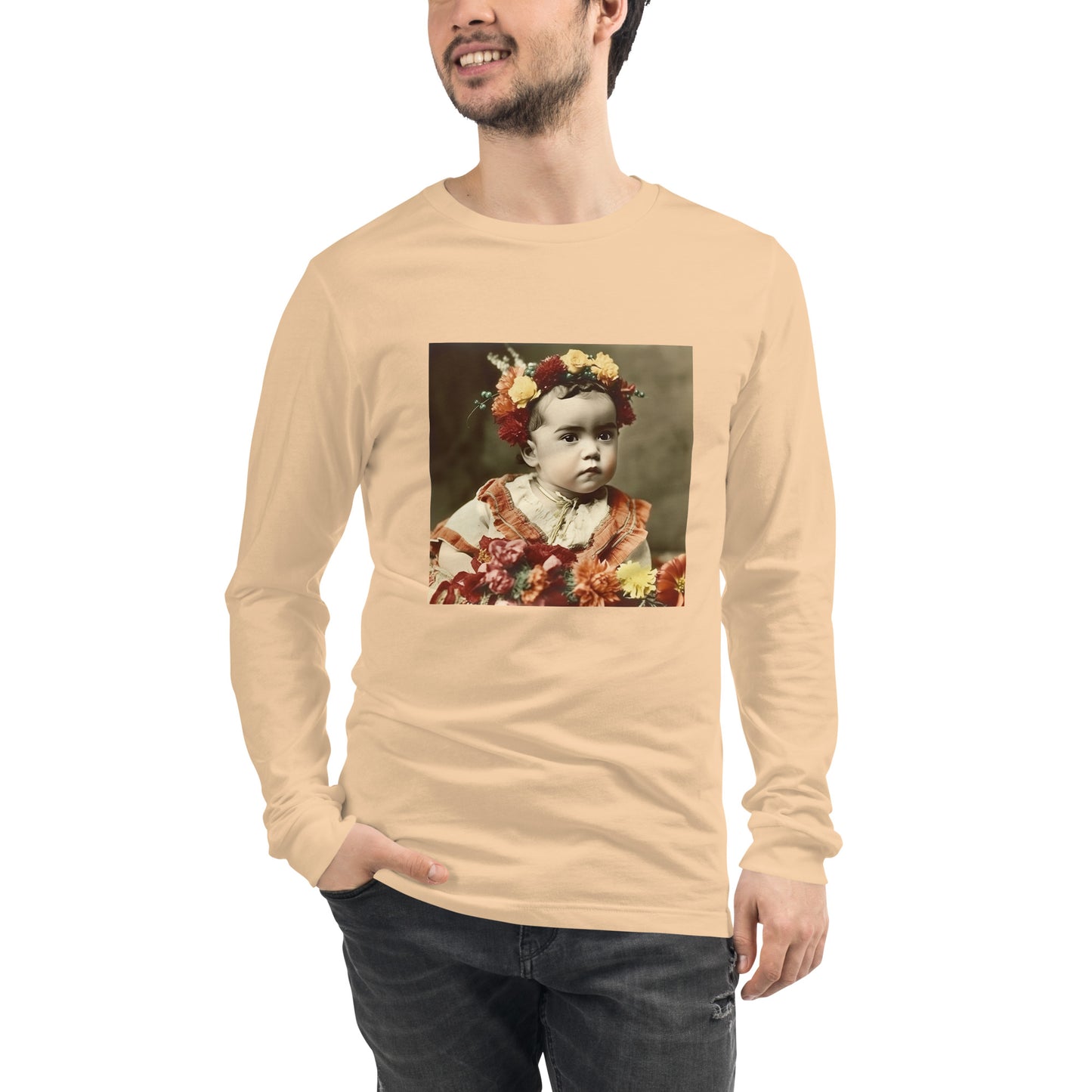 Long Sleeve Unisex / Airlume Cotton / Portrait Magdalena Frida I