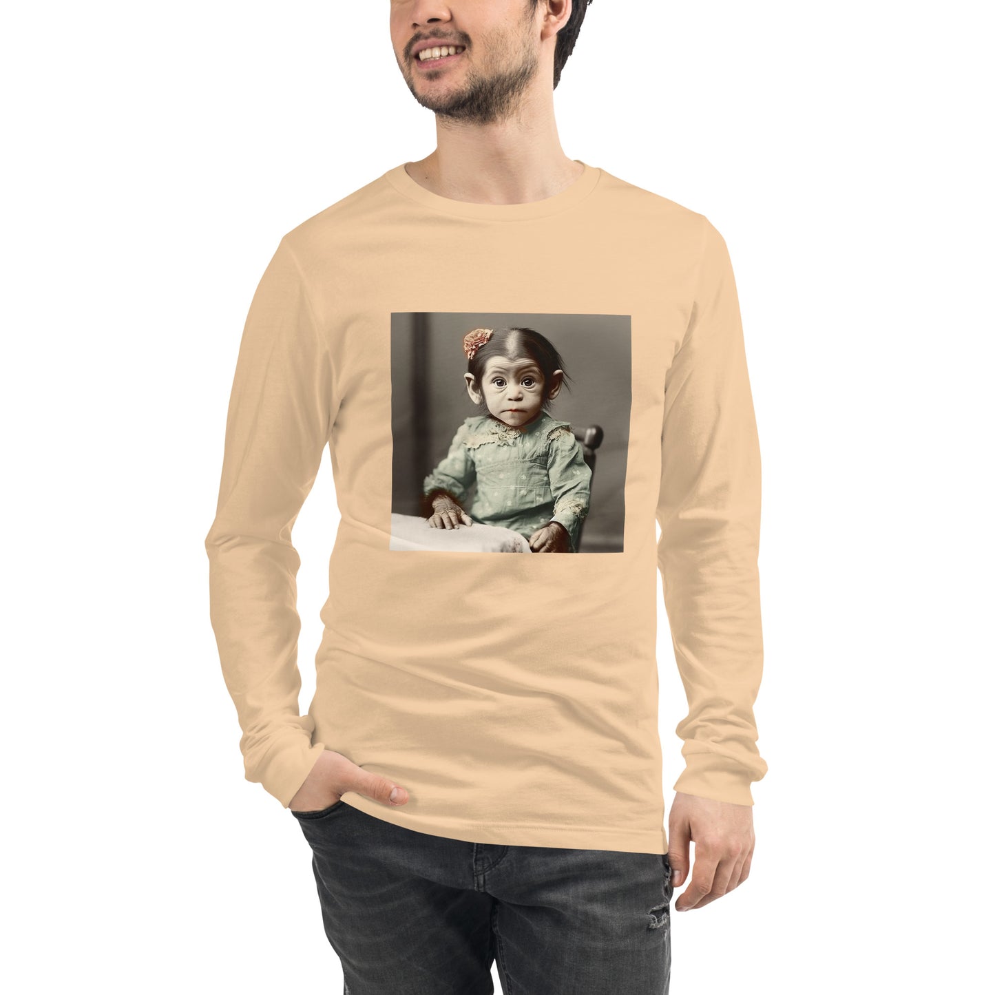 Long Sleeve Unisex / Airlume Cotton / Portrait Lucy Dinkinesh I