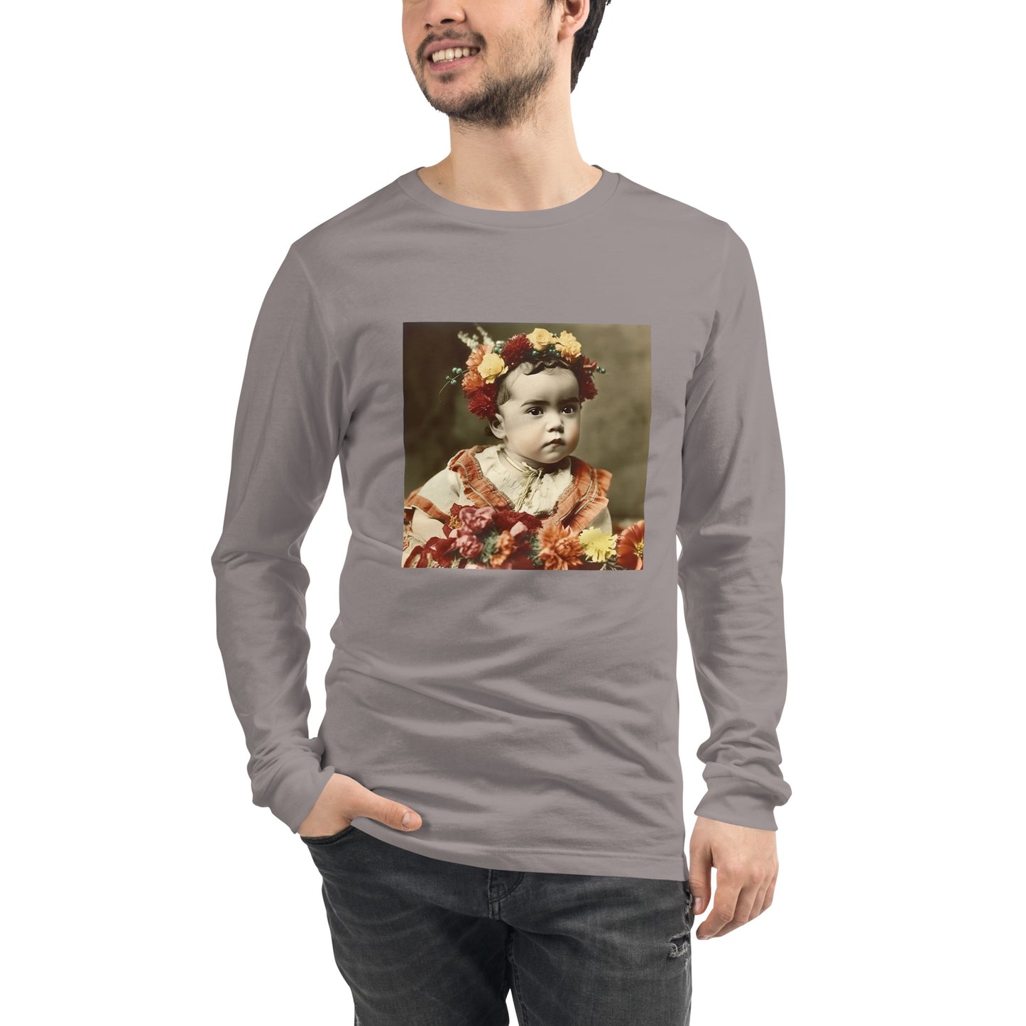 Long Sleeve Unisex / Airlume Cotton / Portrait Magdalena Frida I