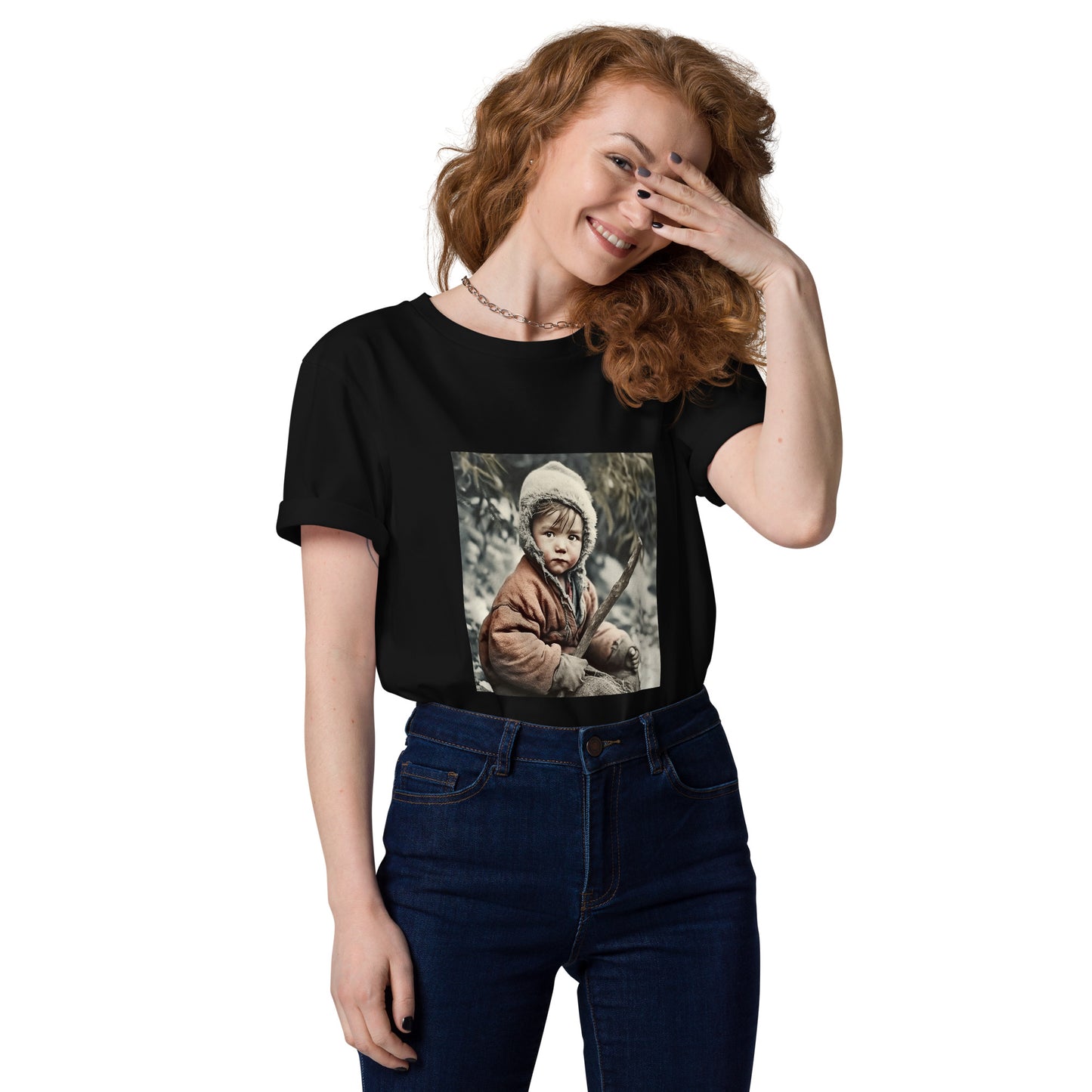 T-Shirt Unisex / Organic Cotton / Portrait Ötzi Tisenjoch I