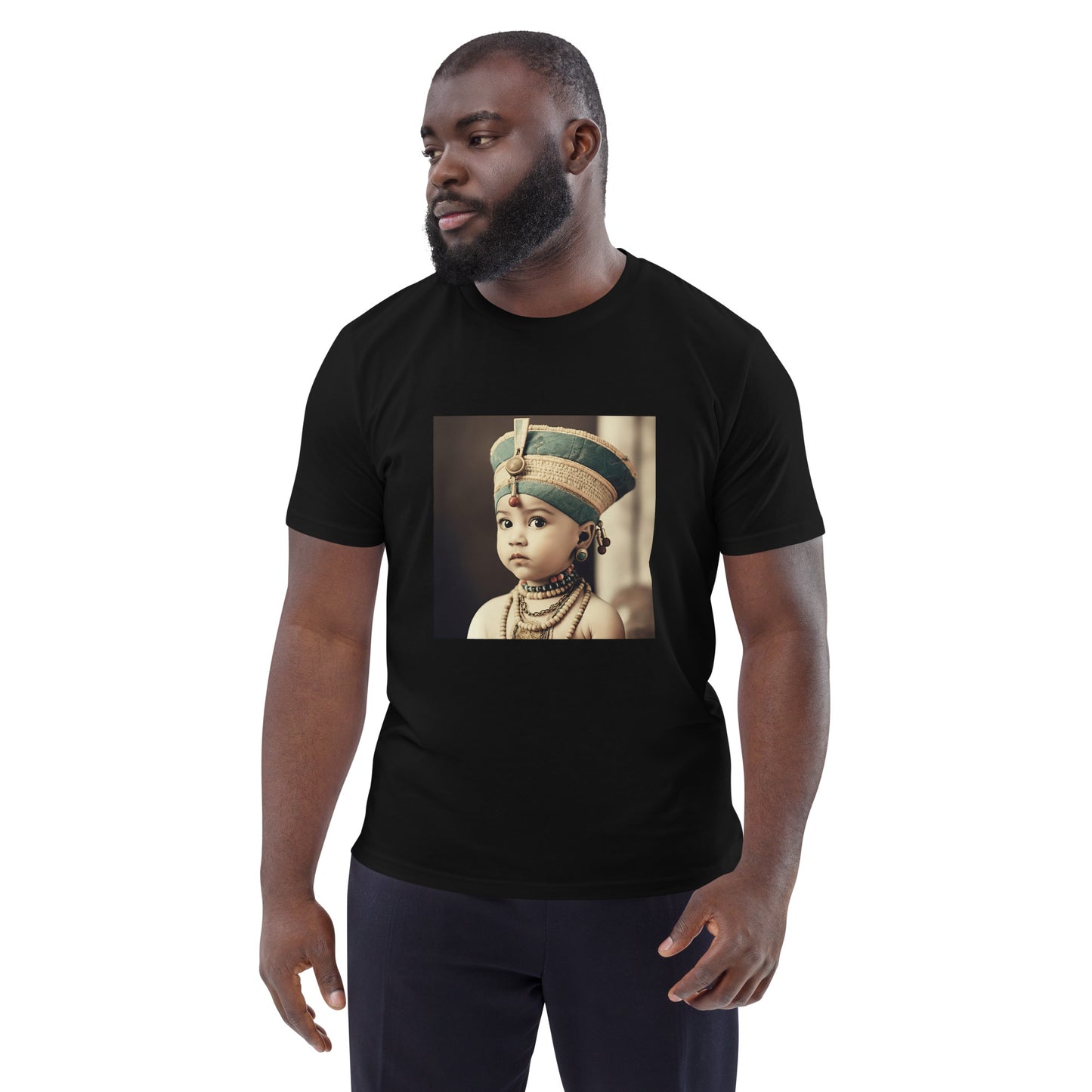 T-Shirt Unisex / Organic Cotton / Portrait Nefertiti Neferneferuaten I