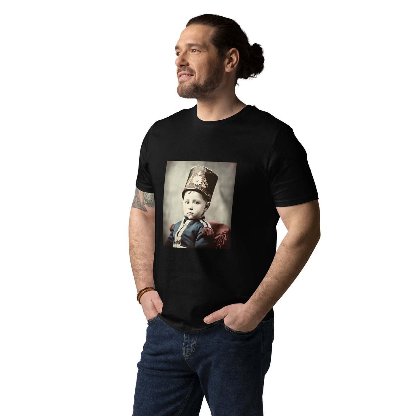 T-Shirt Unisex / Organic Cotton / Portrait Napoleon Carlo III