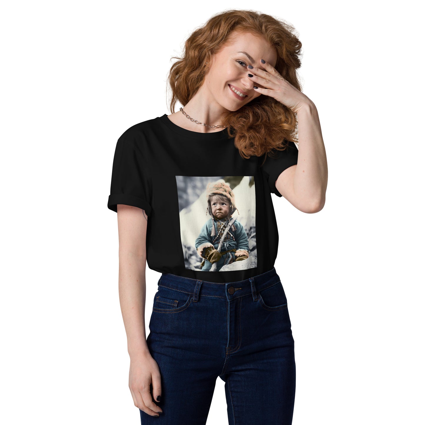 T-Shirt Unisex / Organic Cotton / Portrait Ötzi Tisenjoch II