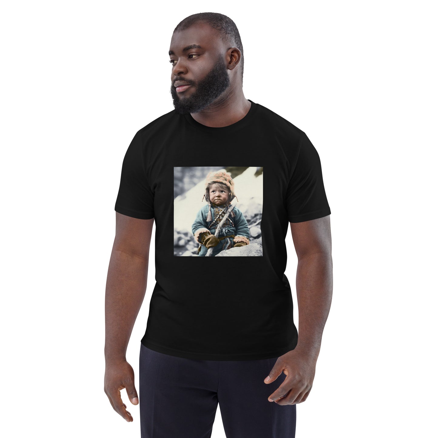 T-Shirt Unisex / Organic Cotton / Portrait Ötzi Tisenjoch II