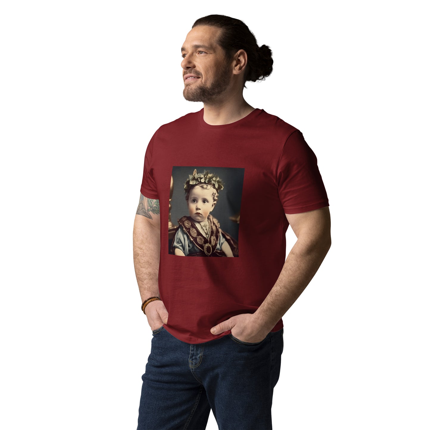 T-Shirt Unisex / Organic Cotton / Portrait Gaius Julius I