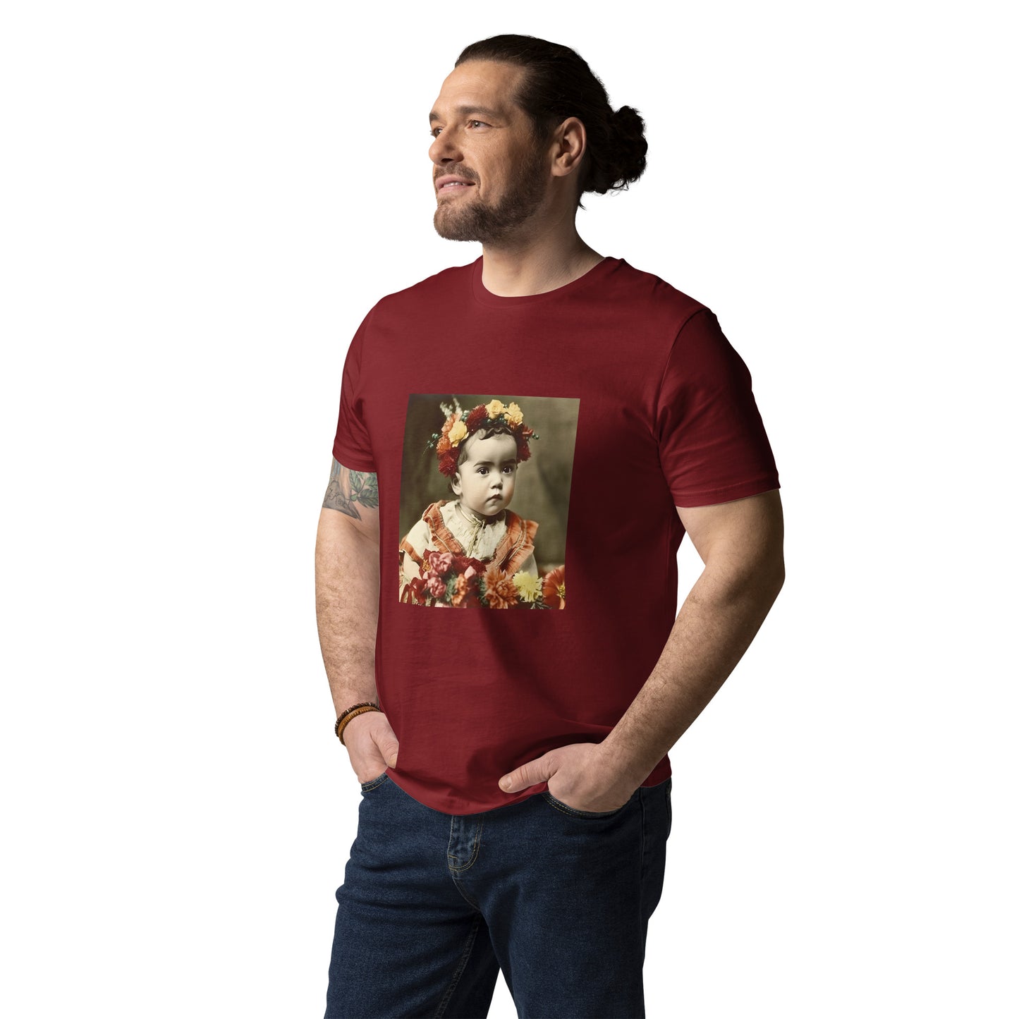 T-Shirt Unisex / Organic Cotton / Portrait Magdalena Frida I