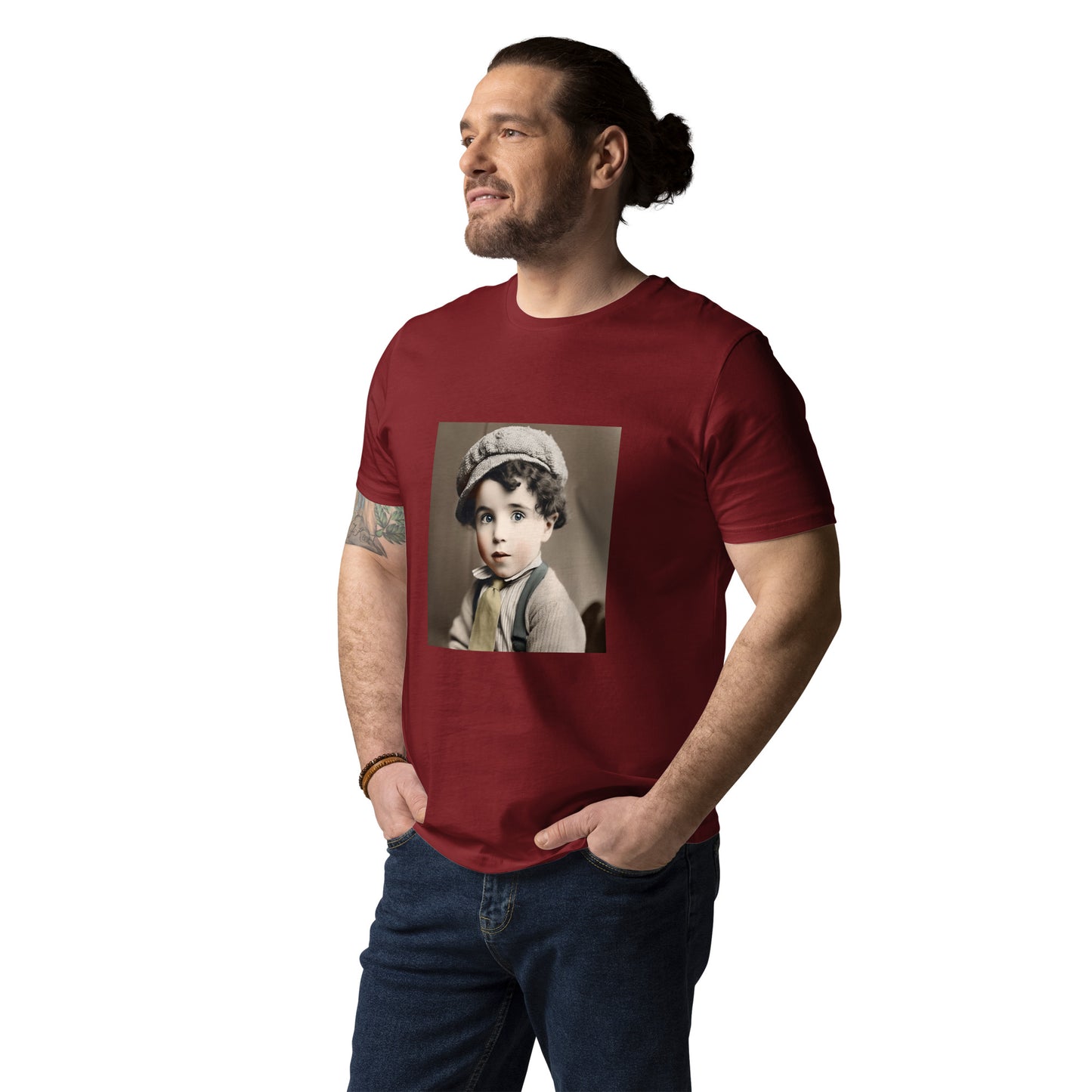 T-Shirt Unisex / Organic Cotton / Portrait Charles 'Charlie' Spencer III