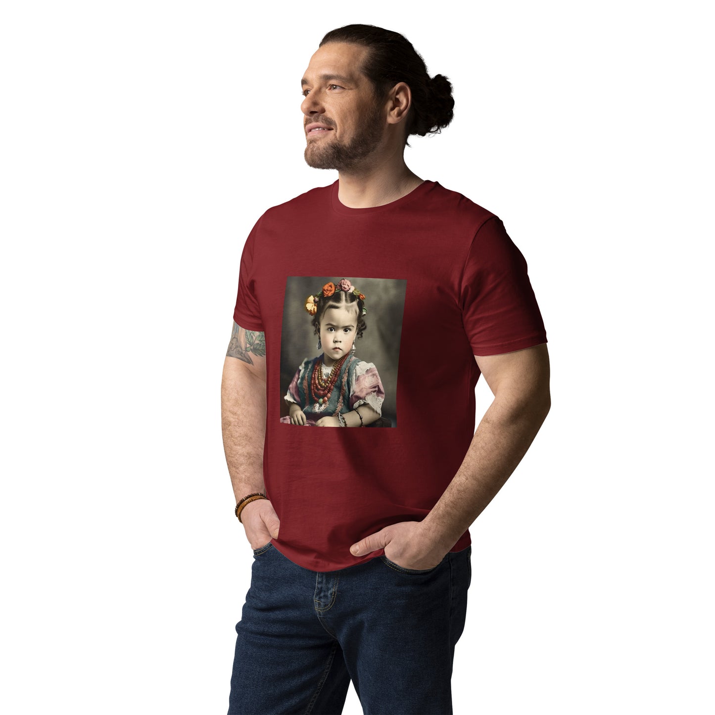 T-Shirt Unisex / Organic Cotton / Portrait Magdalena Frida VIII