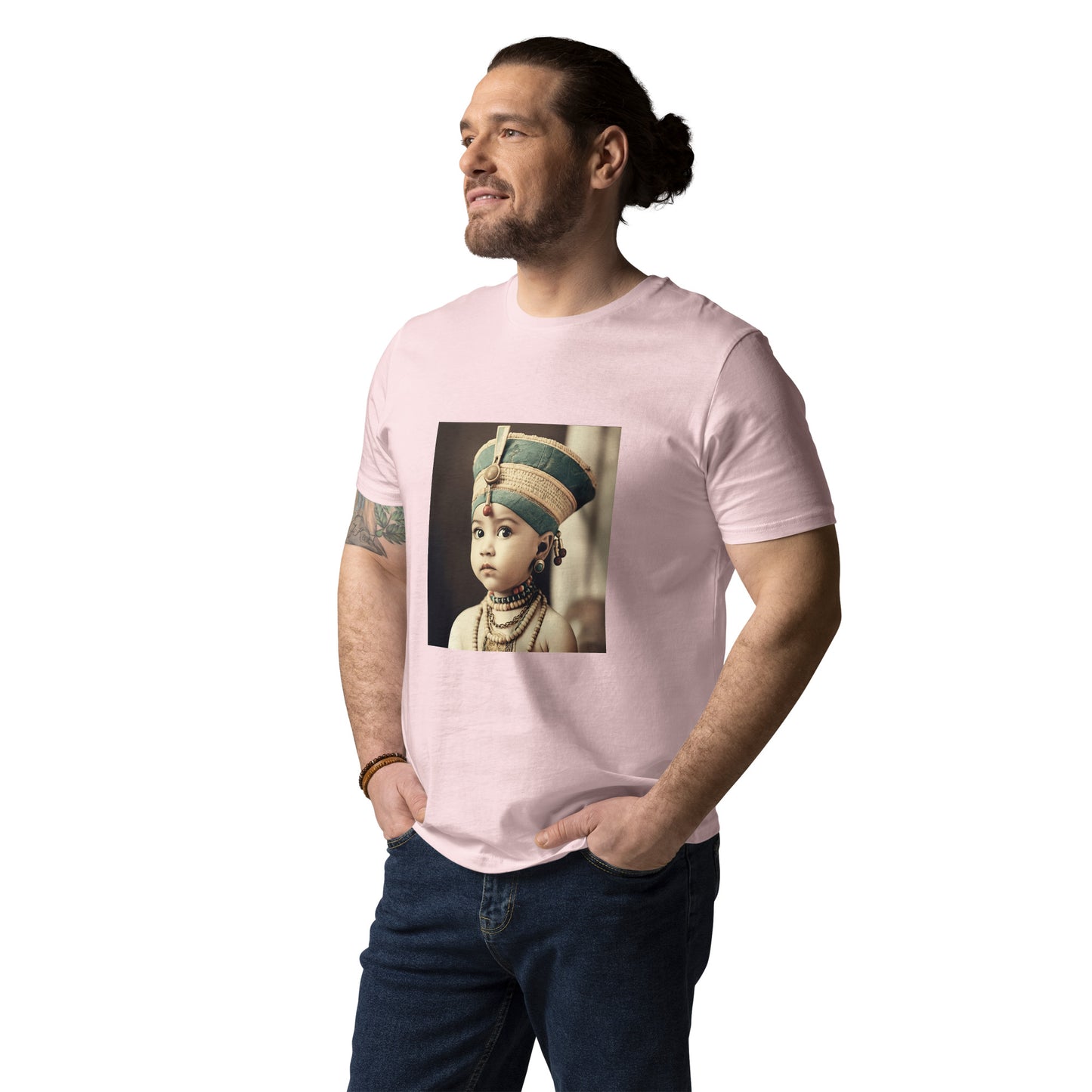 T-Shirt Unisex / Organic Cotton / Portrait Nefertiti Neferneferuaten I