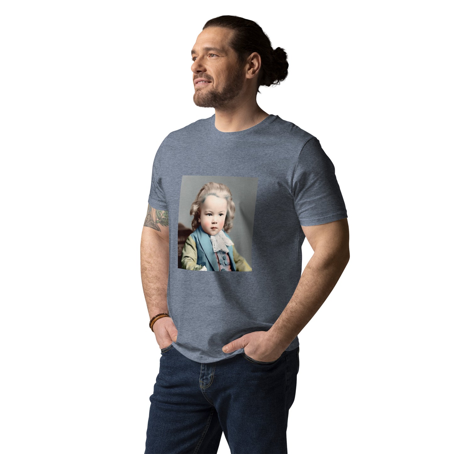 T-Shirt Unisex / Organic Cotton / Portrait Johann Sebastian V