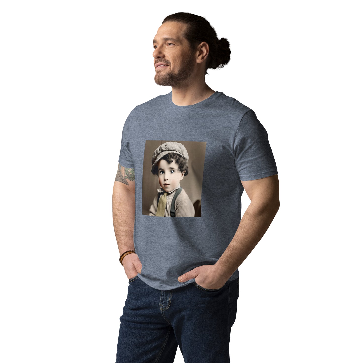 T-Shirt Unisex / Organic Cotton / Portrait Charles 'Charlie' Spencer III