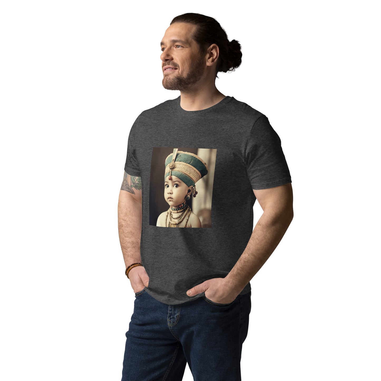 T-Shirt Unisex / Organic Cotton / Portrait Nefertiti Neferneferuaten I