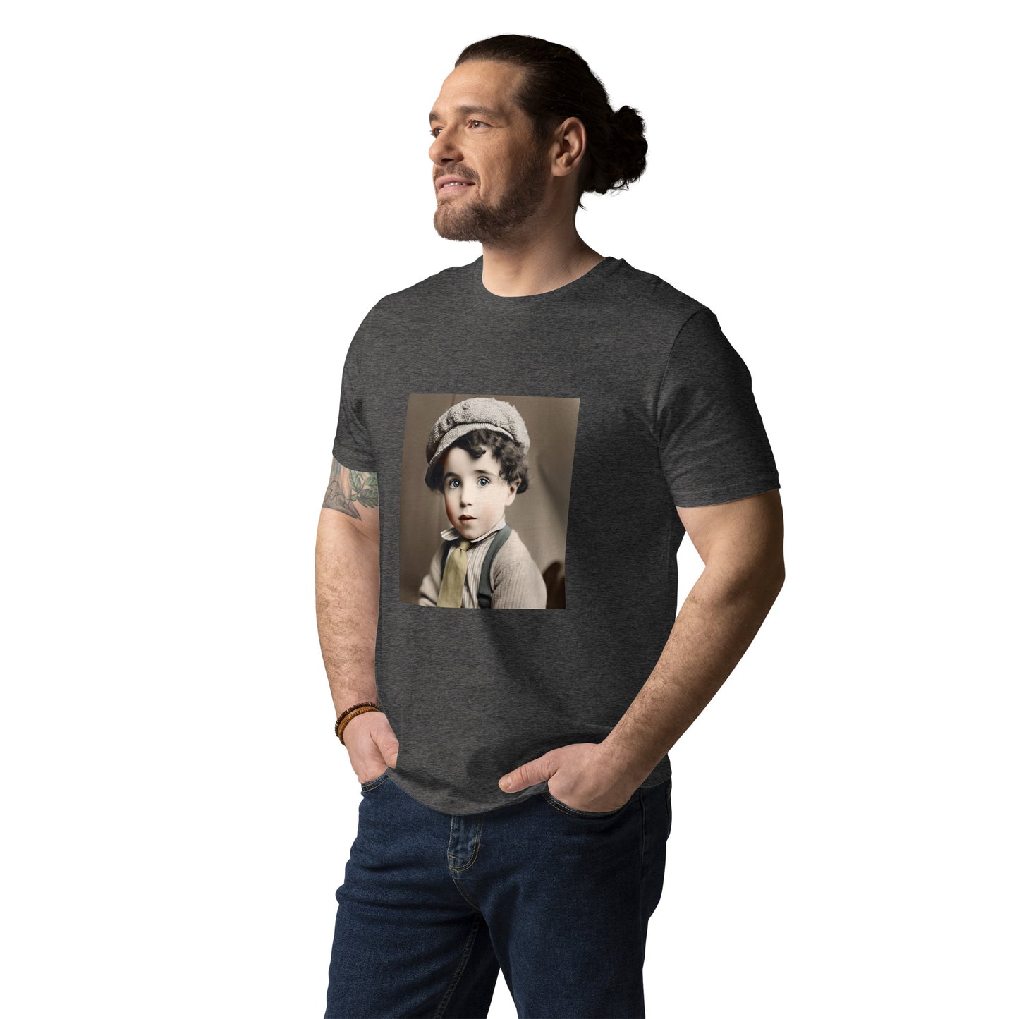 T-Shirt Unisex / Organic Cotton / Portrait Charles 'Charlie' Spencer III