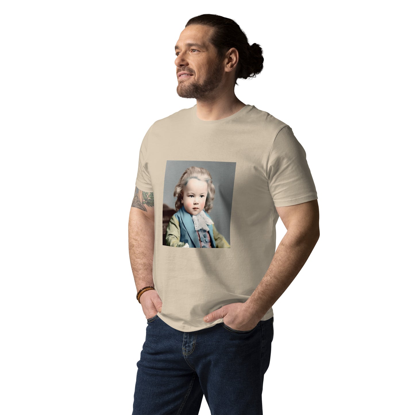 T-Shirt Unisex / Organic Cotton / Portrait Johann Sebastian V