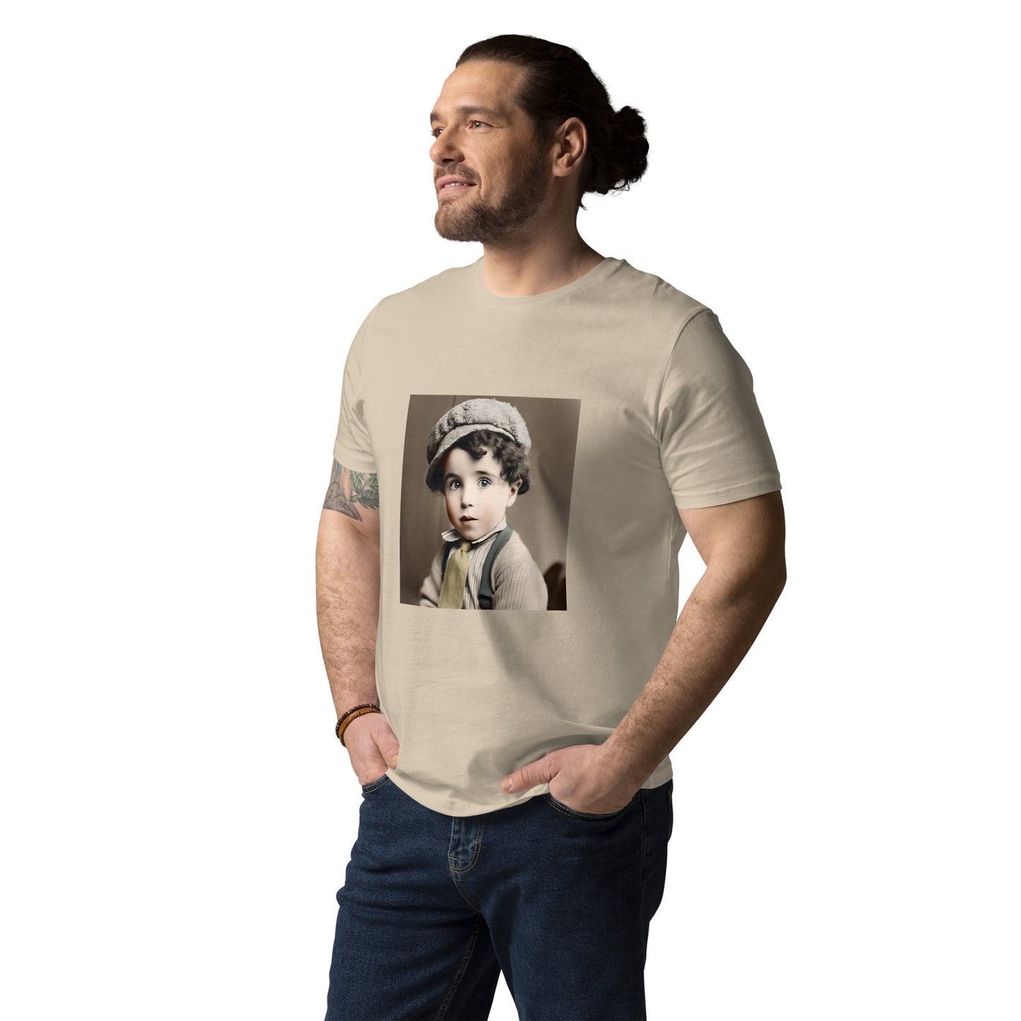 T-Shirt Unisex / Organic Cotton / Portrait Charles 'Charlie' Spencer III