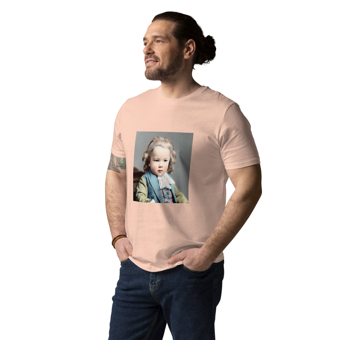 T-Shirt Unisex / Organic Cotton / Portrait Johann Sebastian V