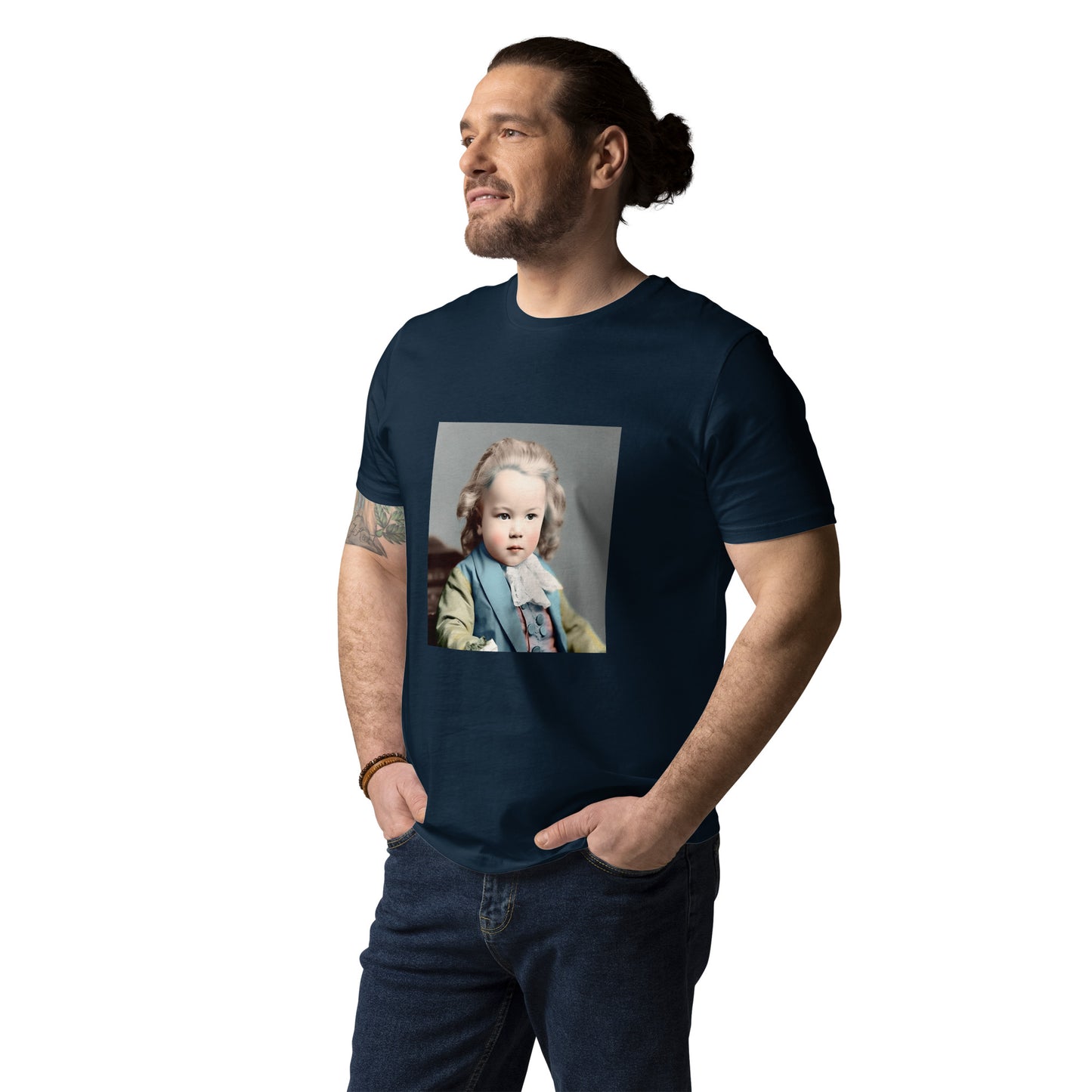 T-Shirt Unisex / Organic Cotton / Portrait Johann Sebastian V