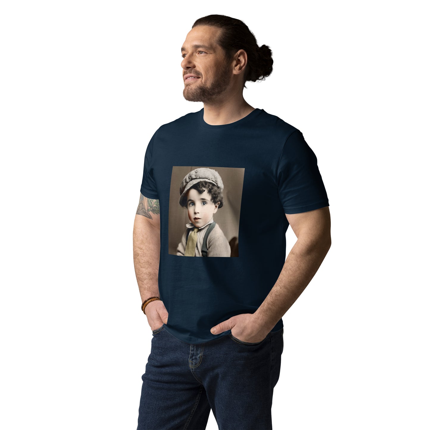 T-Shirt Unisex / Organic Cotton / Portrait Charles 'Charlie' Spencer III