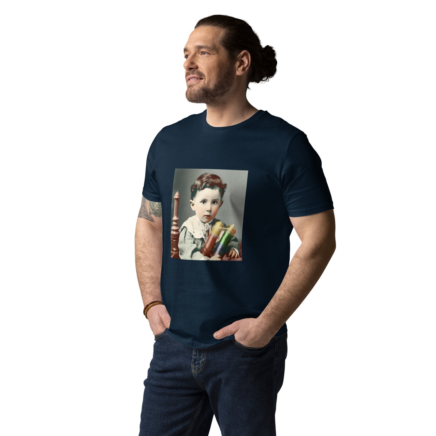 T-Shirt Unisex / Organic Cotton / Portrait Nikola Milutin I