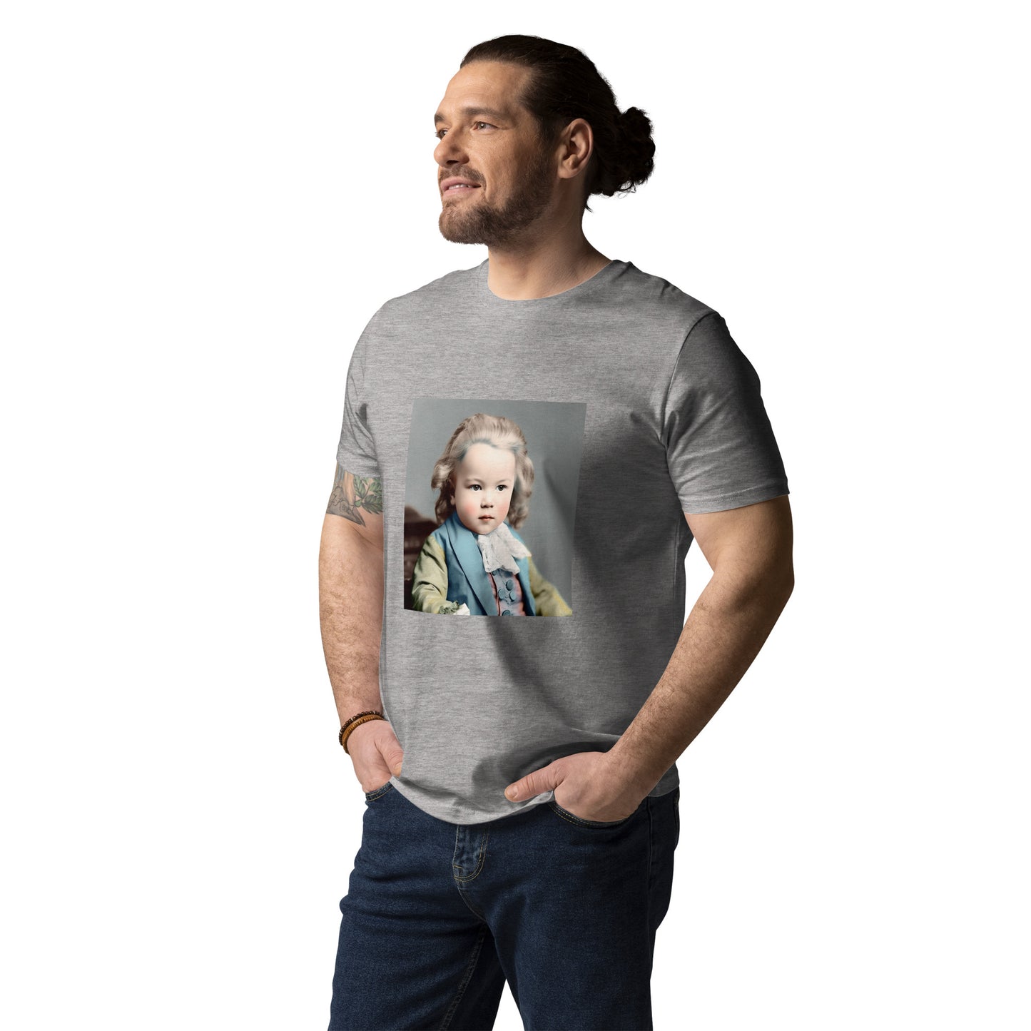 T-Shirt Unisex / Organic Cotton / Portrait Johann Sebastian V