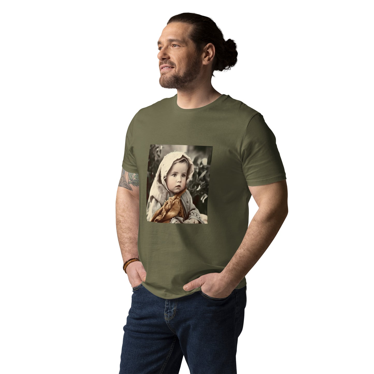 T-Shirt Unisex / Organic Cotton / Portrait Jesus Nazareth I