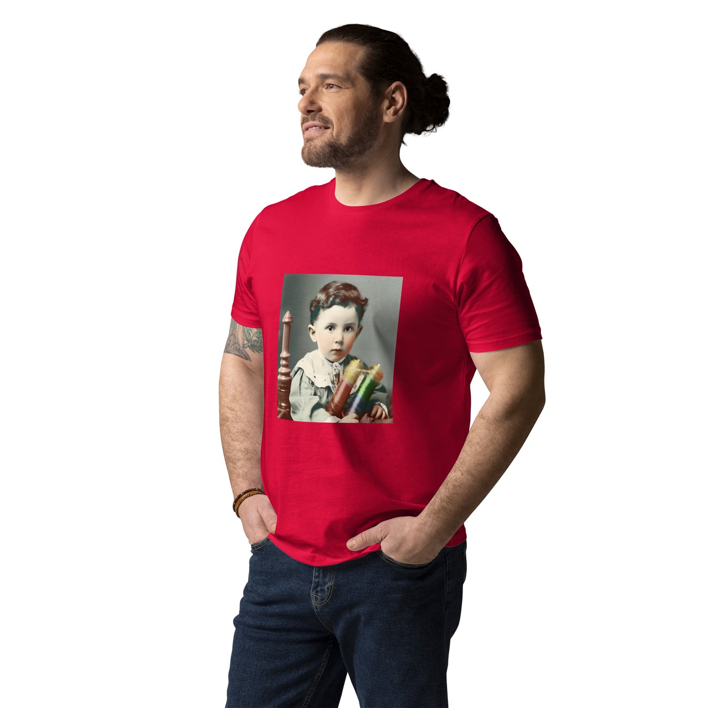 T-Shirt Unisex / Organic Cotton / Portrait Nikola Milutin I