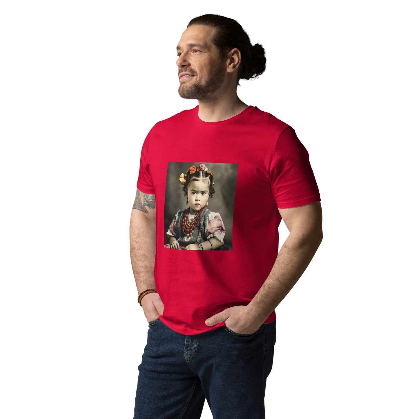 T-Shirt Unisex / Organic Cotton / Portrait Magdalena Frida VIII