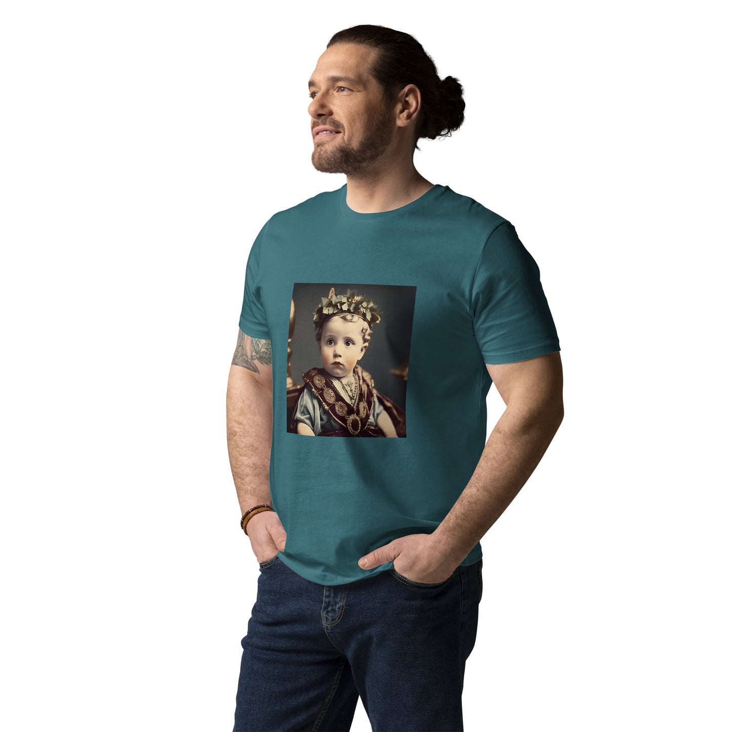 T-Shirt Unisex / Organic Cotton / Portrait Gaius Julius I