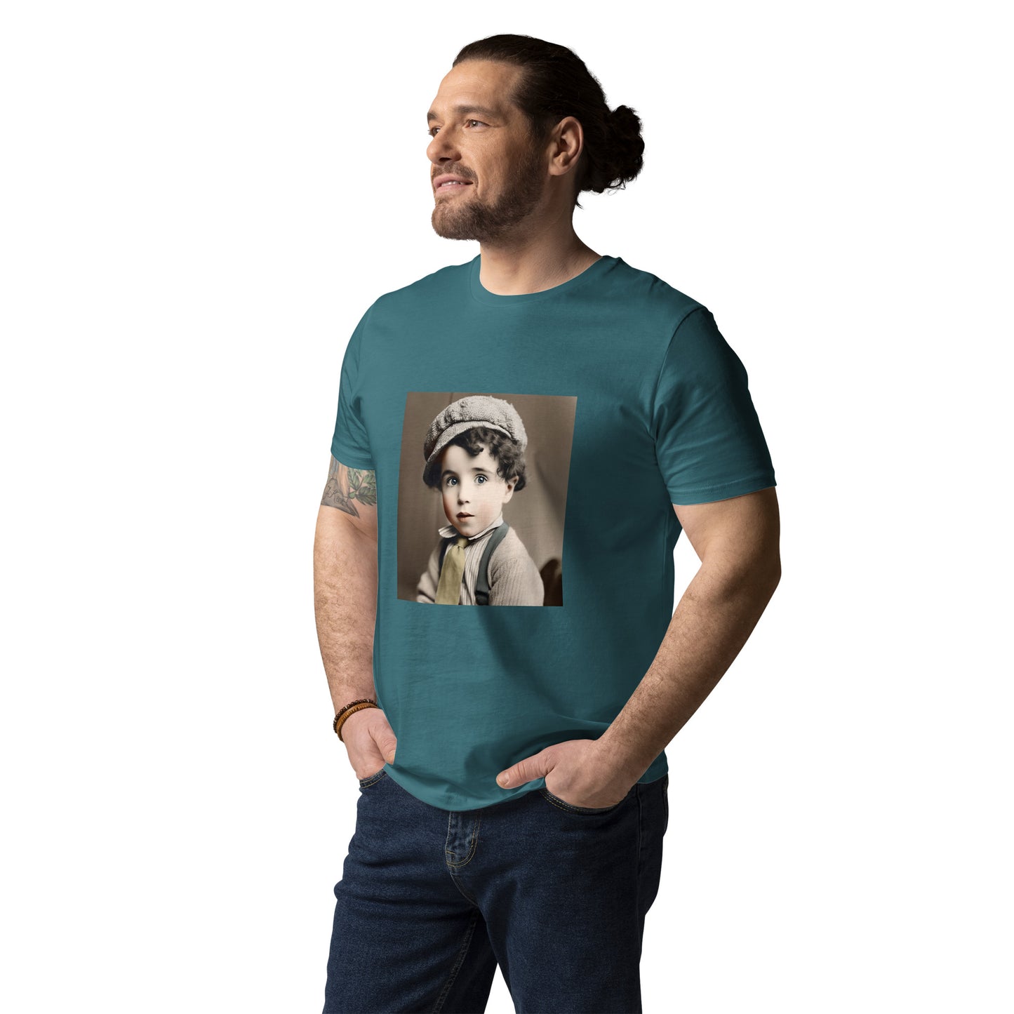 T-Shirt Unisex / Organic Cotton / Portrait Charles 'Charlie' Spencer III