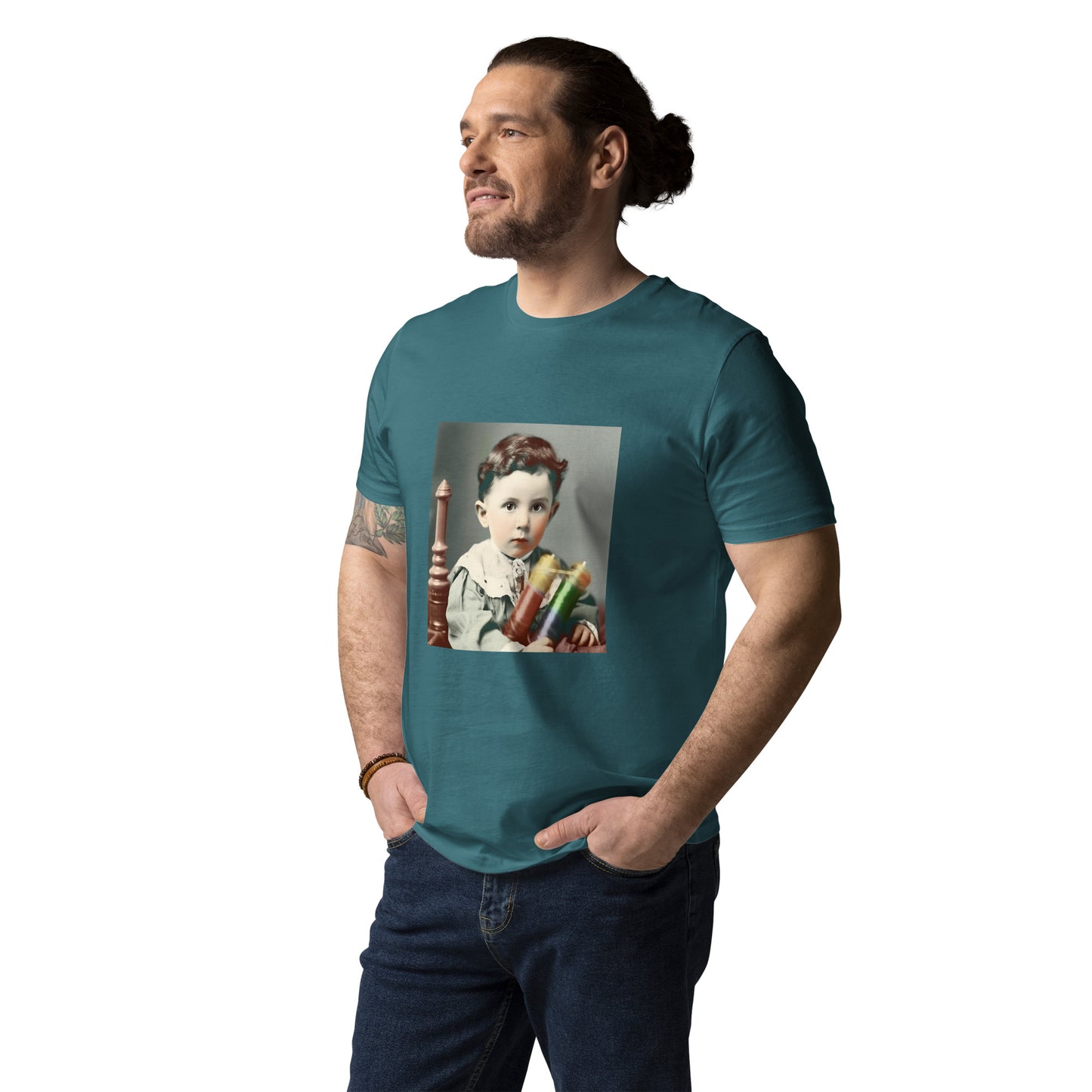 T-Shirt Unisex / Organic Cotton / Portrait Nikola Milutin I