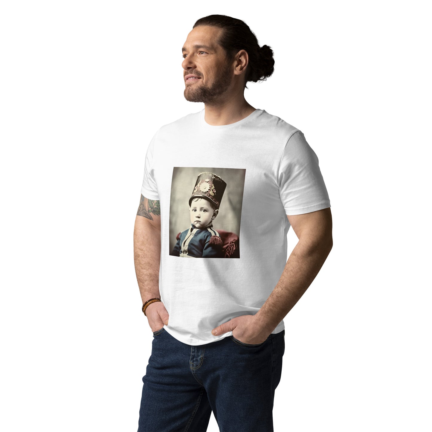 T-Shirt Unisex / Organic Cotton / Portrait Napoleon Carlo III